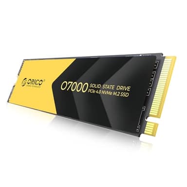 ORICO M2 SSD 2TB, NVMe SSD M.2 con Disipador, PCIe 4.0 x 4, hasta 7000MB/s, SLC Cache 3D NAND, M.2 2280 SSD Interna para PS5, PC de Sobremesa y Portátiles-O7000