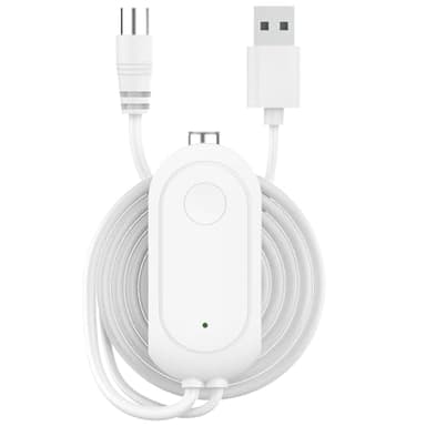Amplificador de antena de TV – Booster de señal digital HD de 24 dB para antena interior, resuelve canales píxeles, compatible con Smart TV HD VHF/UHF (blanco) señal Booster