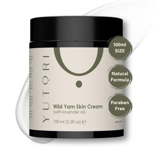 Crema de ñame silvestre equilibrio hormonal con aceite de lavanda, aloe vera y caléndula – Crema natural para la menopausia | 100ml | Yutori