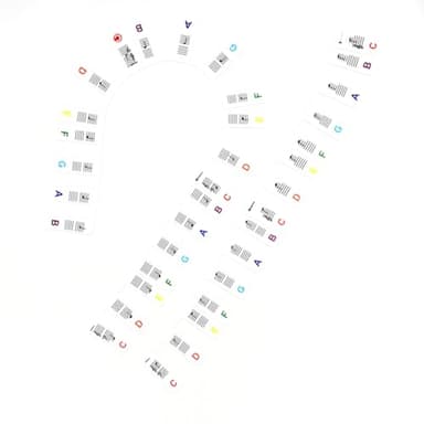 GNHG Teclado Piano, Teclado Musical, Pegatinas para Principiantes Extraíble,Piano 61 Teclas, Silicona Antiadherente Reutilizable, Piano Yamaha, Teclados Piano, Color Vistoso