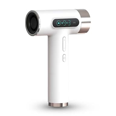 Secador de Pelo Inalámbrico, Secador de Pelo Portátil USB de 300 W, 100000 RPM, 9 Velocidades de Viento, 3 Secador de Pelo Recargable de Temperatura Ajustable para Viajes en