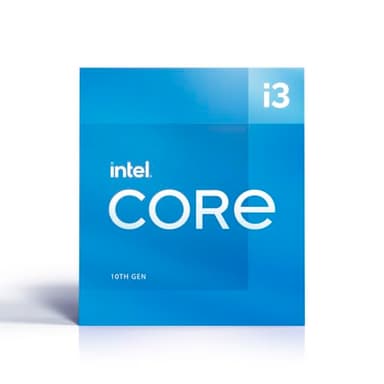 Intel® Core™ i3-10100, procesadores para equipos de sobremesa, 4 núcleos, hasta 4,3 GHz, LGA1200 (chipset Intel® chipset serie 400), 65 W