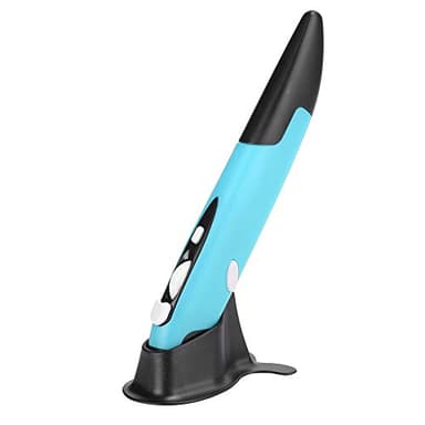 Lápiz Capacitivo Ratón Inalámbrico,USB Lápiz Óptico Mouse de Computadora Universal,Ratón Lápiz Inalámbrico Vertical Innovador Personalizado para Windows 7/8/Vista/XP/2000/Android/Linux/OS X(Azul)