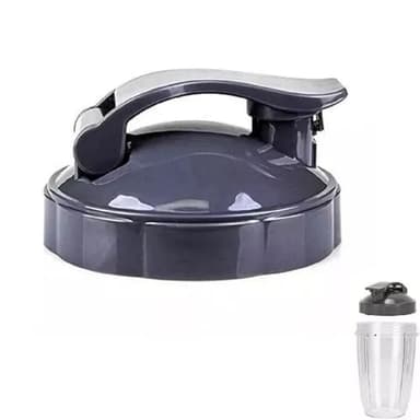 BAAQII Tapa abatible de repuesto para batido Nutribullet de 32 onzas de taza grande 600/900 W, tapa abatible para llevar, pieza de repuesto para licuadora Nutribullet