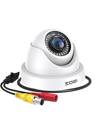 ZOSI 1080P Cámara de Vigilancia Exterior para DVR Kit Cámaras de Seguridad, 20M Visión Nocturna, con Botón OSD