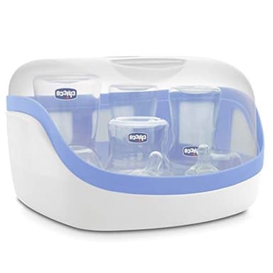 Chicco - Esterilizador microondas de hasta 5 biberones en 3 minutos
