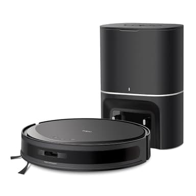 Tapo RV20 MAX Plus – Robot Aspirador y friegasuelos 4 en 1, succión de 5300 Pa, Vaciado automático de 3 L, navegación LiDAR+IMU, Limpieza Inteligente IQ+, Limpieza Personalizable, Control aplicación