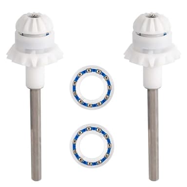 PEUTIER 2 Paquetes Piezas Limpiador Piscinas para MX8 MX8EL MX6 MX6EL Elite, Afinación Eje Transmisión Limpiador Piscinas Piezas Repuesto Limpiador Piscinas para Zodiac, con Rodamiento Rueda Motor