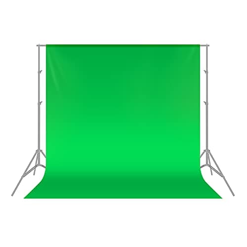 NEEWER Pro Fondo fotográfico 1,8 x 2.8M, Plegable Telón de Fondo de Poliéster para Estudio fotográfico para Fotografía, Vídeo y Televisión, Verde, Incluye únicamente el Fondo