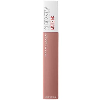 Maybelline New York, SuperStay Matte Ink, Pintalabios Mate de Larga Duración, Tono 60 - Poet, Rosa Claro Nude
