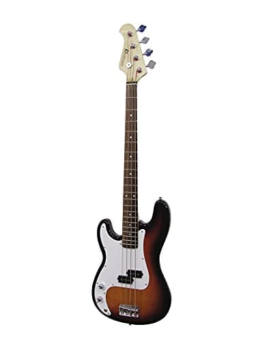 DIMAVERY Bajo eléctrico PB-320 LH, sunburst | Bajo eléctrico para zurdos