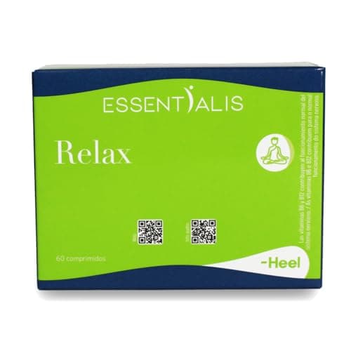 Essentialis Relax-Con extractos de valeriana, melisa, pasiflora, amapola de california, magnesio, B6 y B12-60 comprimidos veganos -Ayuda a reducir el exceso de irritabilidad, e inquietud-1 o 2 al día