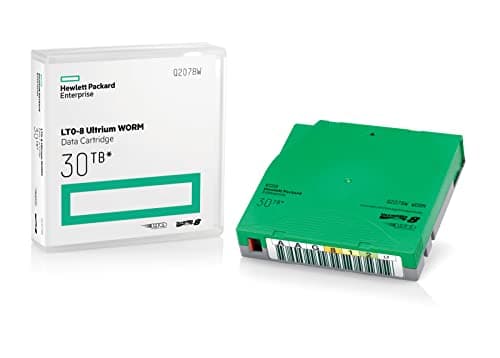 HP LTO-8 Ultrium 30TB RW Data Cartridge 12000GB LTO - Cinta virgen (LTO, 12000 GB, 30000 GB, 30 año(s), 183 kA/m, 2.5:1)
