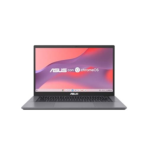 ASUS Chromebook Plus CX3402CBA-PQ0381 - Ordenador Portátil con la IA de Google 14" Full HD (Intel Core i3-1215U, 8GB RAM, 128GB Flash, UHD Graphics, ChromeOS) Gris Roca - Teclado QWERTY español