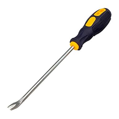 Extractor de tachuelas, 3 mm de punta en U, destornillador de clavos, quitagrapas tapiceria, remache de clavos, removedor de grapas herramienta