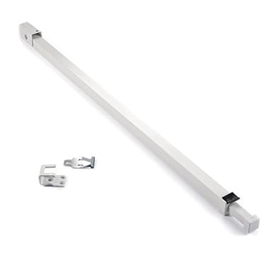 Ideal Security Inc. SK110W. Barra de seguridad blanca para puertas del patio, SK110W