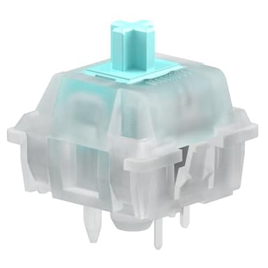 Glorious Gaming switches silenciosos Lynx (PREENGRASADOS) - 36 switches mecánicos lineales para teclados con Hot Swap, 5 Pines en PCI, Teclado Lineal con switches para Gaming, Mecanismo Pom lubricado