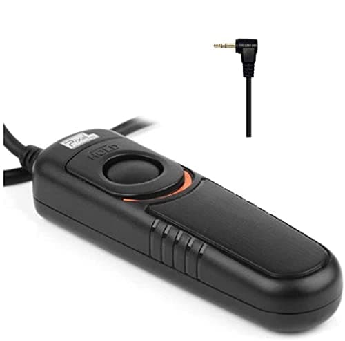 Pixel Cable Disparador Remoto RC201-E3 Cámara Mando a Distancia para Canon R6, RP, 850D, 90D, 750D, 2000D, 1200D, para Fuji XT3, XT4, XT30, GFX100, GFX50SII, para Olympus Om-1, EM1X, EM1-2, EM1-3