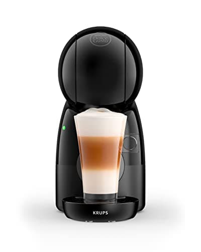 Krups Nescafé Dolce Gusto Piccolo XS - Cafetera cápsulas, 15 bares de presión, 1500 W potencia, depósito de 0.8 L, monodosis multibebidas frías y calientes, manual, compacta, negro y gris