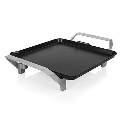 Princess 103090 Table Chef Premium Compacta, Plancha Cuadrada 28 x 28 cm, cocina sin aceite, aluminio fundido con revestimiento antiadherente, Asas frías al tacto, Termostato regulable, 1500 W
