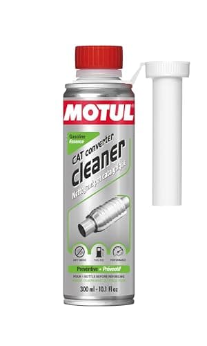 Motul Limpiador Catalizadores Gasolina, Aditivo Preventivo Para Motores de Gasolina, Rendimiento, Reduce el Consumo y las Emisiones, Ideal Antes de la Inspección Técnica, CAT Converter Cleaner, 300 ml