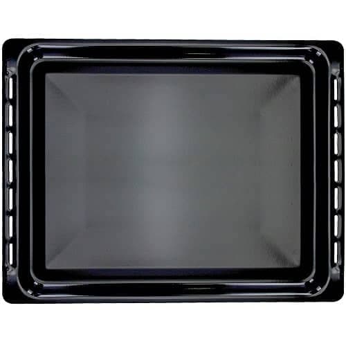 CABLEPELADO Bandeja para horno Teka | modelo 82405901 | Bandeja profunda esmaltada Horno Teka | 368 mm profundo x 460 mm ancho