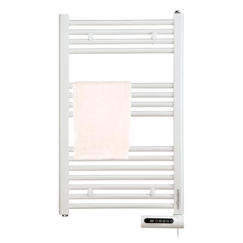 Mellerware - Toallero Eléctrico Cuddly! 500W Bajo Consumo | Programable | 3 Modos (Confort, Eco y Anti-congelante) + función “Ventana Abierta” | Instalación fácil | Aparato con IP24 | White