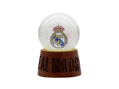 CyP Brands- Real Madrid, Bola de Nieve, Escudo Real Madrid, Fútbol, Multicolor, Producto Oficial