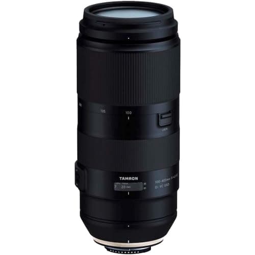 Tamron T80199 - Objetivo para cámara Nikon (Distancia Focal 100-400 mm, Apertura F/4.5-6.3, Di, Vibration Compensation y Ultrasonic Silent Drive) Negro