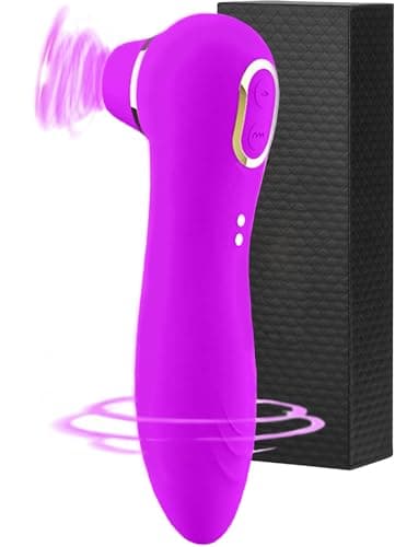 Masajeador V𝚒bràtoreper Dónnà Çlitòrīdè Professionale P𝚒ccolo Wireless Ṥucchia Çlitòrīdè per Donna Stîmólàtóre eléctrico modo 6X10 (Púrpura-137.97MM)