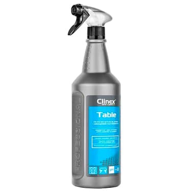 CLINEX 77-038 - Líquido limpiador de muebles de cocina, 1 l, 1 litro, spray limpiador de cocina, elimina la suciedad, para limpiar encimeras y electrodomésticos de cocina, base de alcohol, 77-038