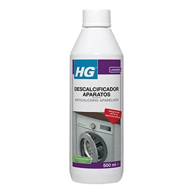HG Descalcificador Aparatos, Quita Manchas de Cal para Hervidores, Cafeteras y Lavadoras, Eficaz Eliminador de Cal Profesional - 500 ml