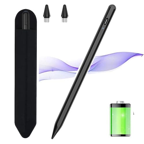 KARFUN Lápiz para Tablet Android, lápiz Capacitivo Compatible con Samsung, Huawei, Lenovo, Mi, Vivo, precisión Mejorada y reducción de la Palma (Negro)