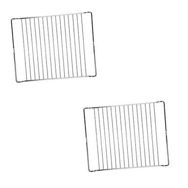 MIRTUX 2 x Rejillas - Parrillas Compatibles con horno Teka Medida 46 cm (Largo) x 37 cm (Ancho). Modelo original: 83115093-83115008 - 83115003