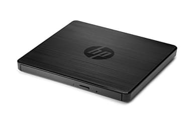 HP Unidad Externa USB DVDRW Drive - (USB, Windows, Función de Grabación en Doble Capa CD/DVD), Color Negro