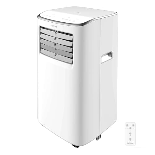 Cecotec Aire Acondicionado Portátil con Mando a Distancia y Wifi ForceClima 7500 Soundless Connected. 7000 BTU, Control Táctil y Pantalla LED, Temporizador, Cobertura 20m2
