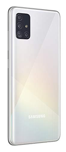 Samsung Galaxy A51 - Dual SIM, Smartphone de 6.5" Super AMOLED (4 GB RAM, 128 GB ROM, cámara Trasera 48.0 MP + 12.0 MP + 5.0 MP + 5 MP, cámara Frontal 32 MP) Blanco [Versión española]