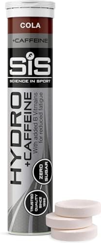 Science in Sport Comprimidos de hidratación, Sabor Cola y Caffeine - 1 tubo x 20 Comprimido