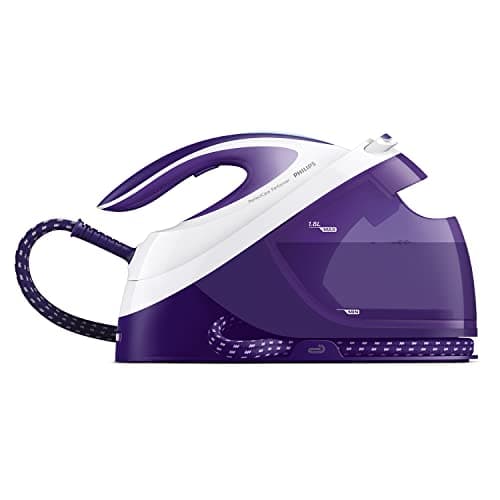 Philips GC8752/30 PerfectCare Performer - Centro de planchado para vapor (hasta 450 g, 6,5 bar, depósito de agua extraíble, 1,8 L)