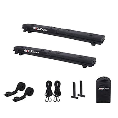 Baca universal para coche, ahorra espacio, instalar, para tablas surf, kayak, SUP, snowboard, etc.