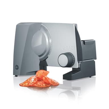 Graef G 50 rebanadora Eléctrico Negro, Gris Metal 170 W - Cortafiambres (230 V, 50 Hz)
