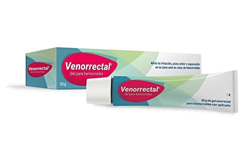 Venorrectal, Gel para Hemorroides con Aplicador, Alivio del Picor, Ardor e Irritación, Reduce Hinchazón y Favorece la Cicatrización, 50g