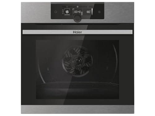 Haier I-Turn Series 2 HWO60SM2F3XH - Horno Multifunción, Limpieza por Aquálisis, Conectividad WIFI, Capacidad 70L, Cocción multinivel, 11 Funciones, Mando giratorio, Negro