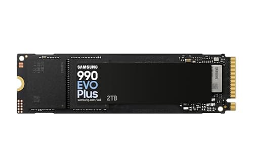 SAMSUNG 990 EVO Plus 2TB hasta 7,250 MB/s PCIe 4.0 x4/ 5.0 x2 NVMe M.2(2280) Disco Duro Interno (SSD) (MZ-V9S2T0BW)