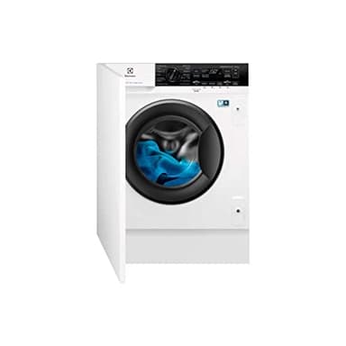 Electrolux EW7W3866OF Lavasecadora Integrable, Carga Frontal, Lava 8 Kg, Seca 4 Kg, 1600 rpm, Motor Inverter, Programas a vapor, Programa rápido y 1kg en 1 hora, LCD, Blanco, Clase E