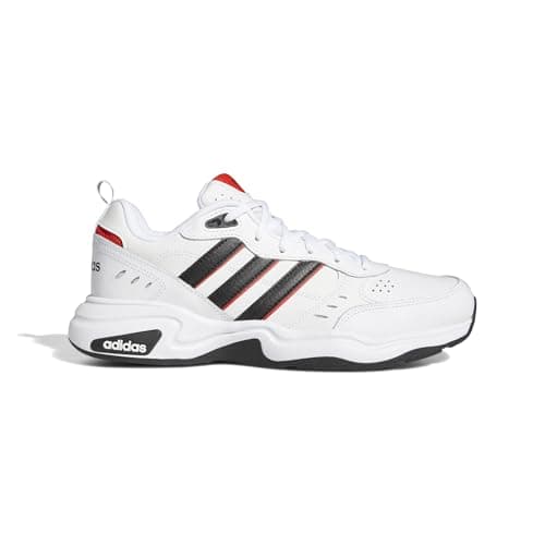 adidas Strutter Shoes, Zapatillas Hombre, Cloud White Core Black Active Red, 44 EU