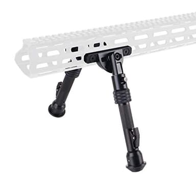 FOCUHUNTER Bípode táctico Rifle Extensible de 6-9 Pulgadas Bípode Aleación de Aluminio para Disparos al Aire Libre