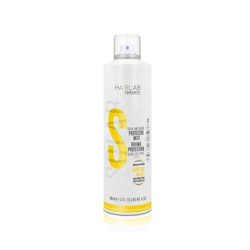 SALERM - Protector Solar Cabello y Piel - Bruma Protectora Hair Lab Solar - 200 ml - con SPF35+UV y Filtros UVA y UVB - Protege la Piel y el Color del Pelo - Antiencrespamiento Cabello - 100% Vegano