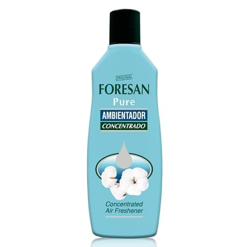 FORESAN - Ambientador Concentrado Pure, 125 ml, Aroma a Ropa Limpia, Ambientador Líquido para el Hogar, Elimina los Malos Olores, Estancia Perfumada Durante 48 Horas