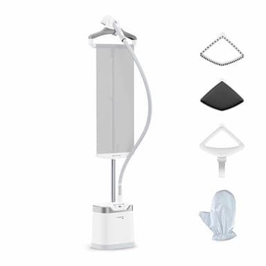 Rowenta Pro Style Care - Cepillo de vapor de 2000 W, planchado vertical, vapor potente de hasta 42 g/min, sistema Press & Steam, cabezal XL, rápido calentamiento, 1,3 capacidad, IS8470
